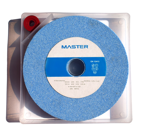 Master Grinding Wheel 200 x 20 x 31.75mm 3CG60 K8V - with storage box